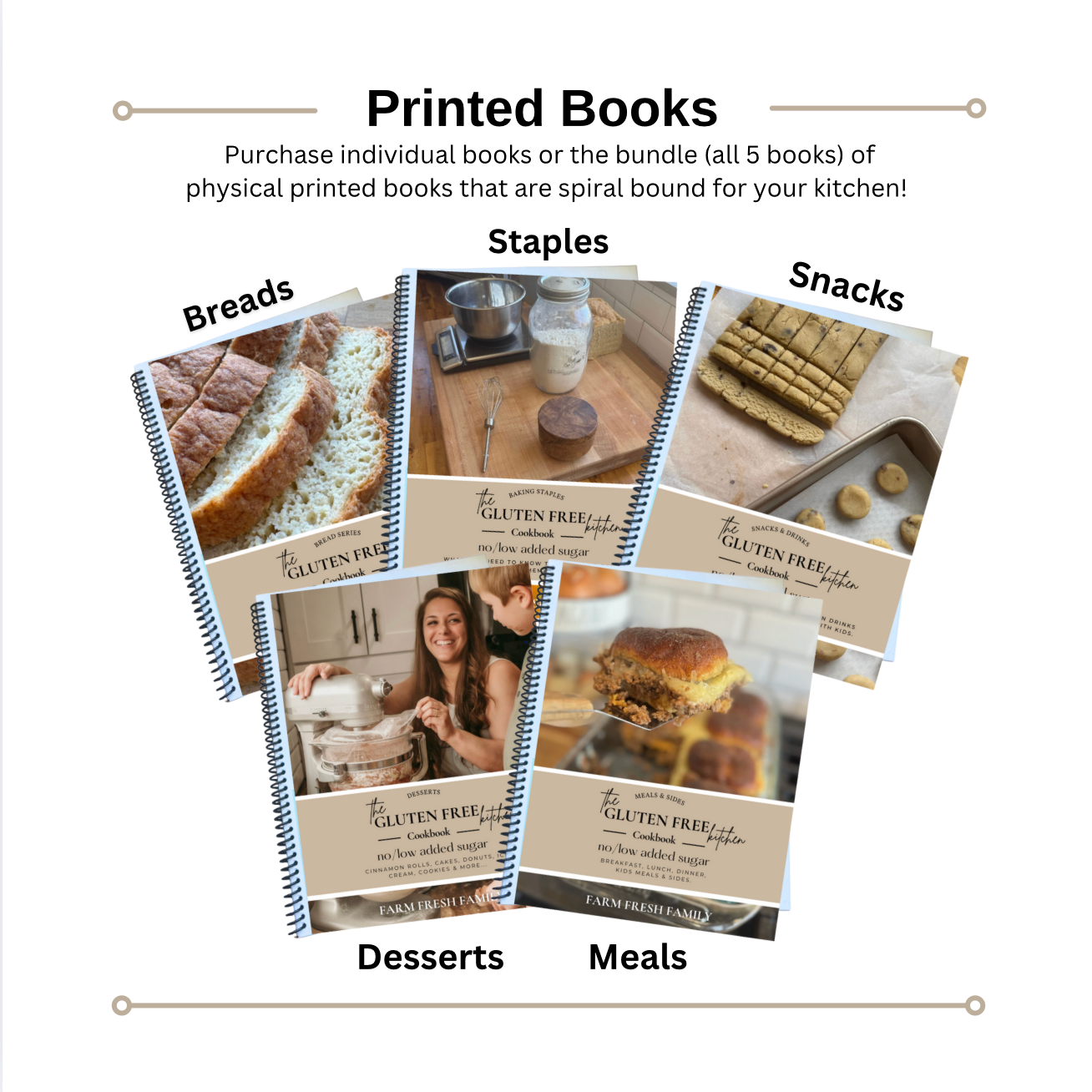 The Gluten-Free Kitchen - 5 Cookbook Bundle