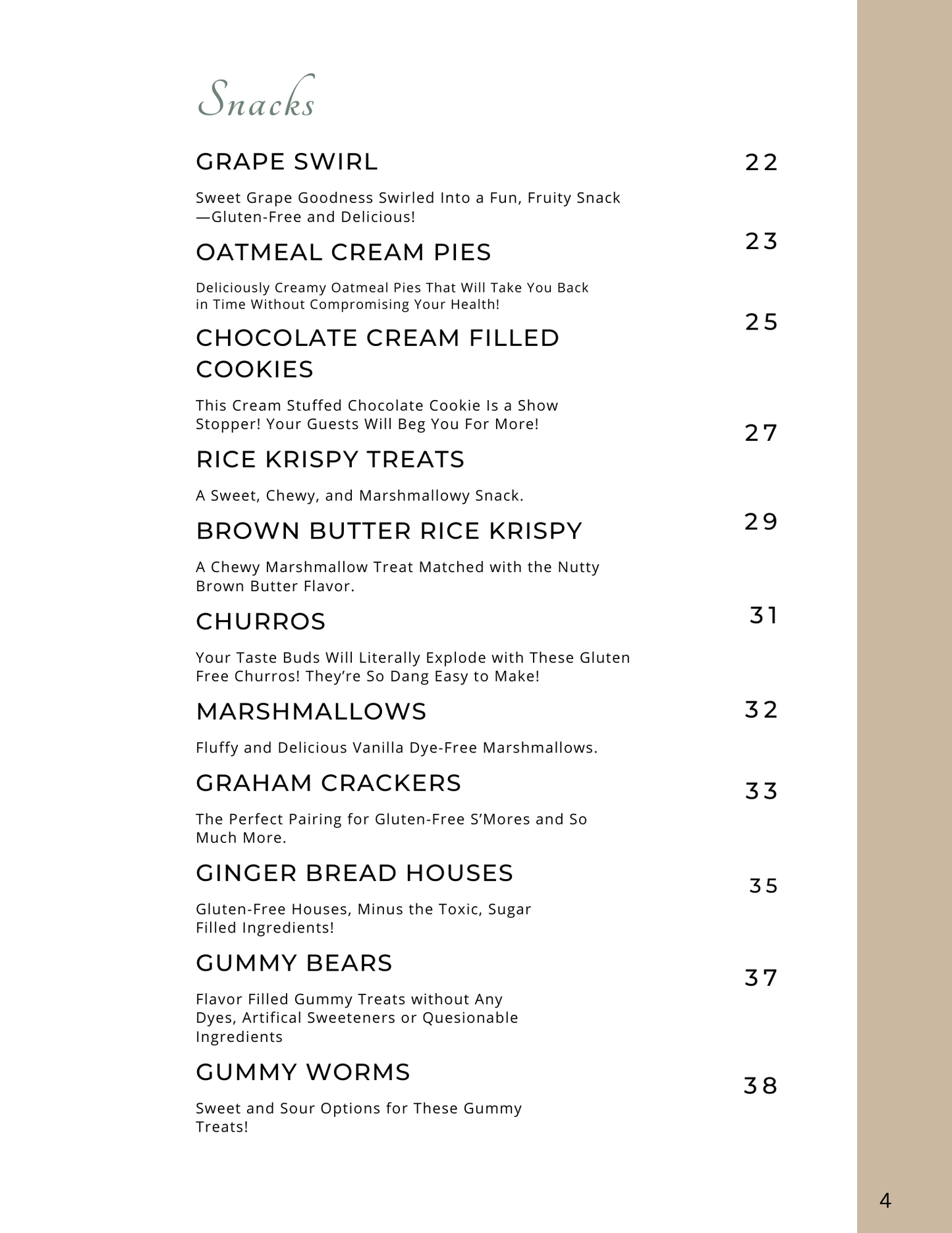 Snacks & Drinks