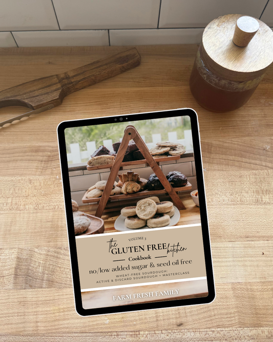 Volume 3: Wheat-Free Sourdough: Active & Discard Recipes + Masterclass