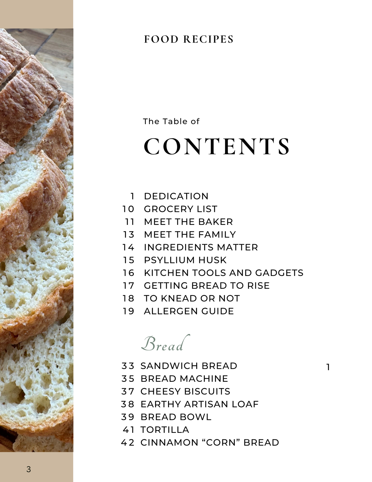 Volume 1: Everyday Staples: Breads, Baking Staples and Meals