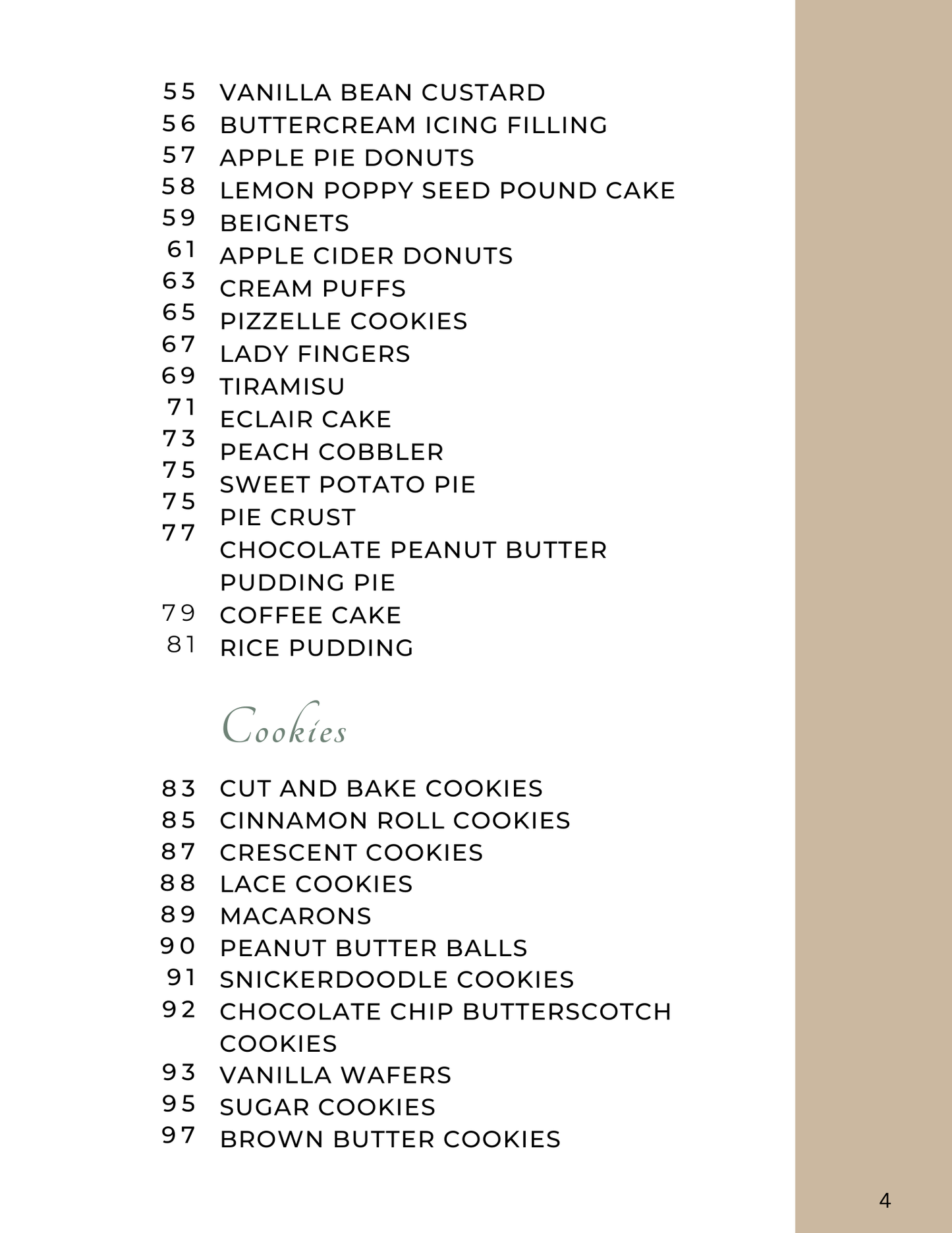 Volume 2: Nostalgic Favorites: Desserts, Snacks, Treats & Drinks