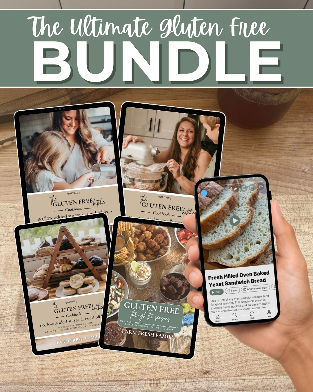 The Gluten Free Kitchen Ultimate Bundle + FREE Access to The Gluten Free Kitchen App*