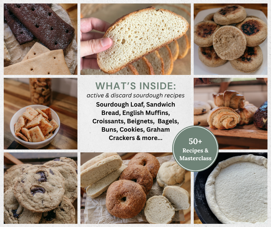 Volume 3: Gluten & Wheat-Free Sourdough: Active & Discard Recipes + Masterclass